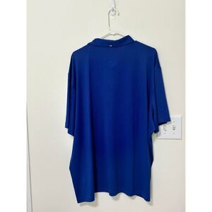 Cutter &‎ Buck Polo Shirt Golf Moisture Wicking Sustainable Blue XXXL NWT